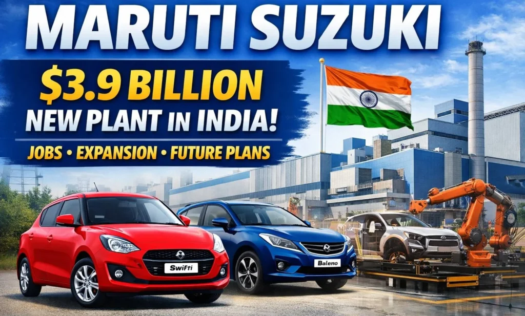 Maruti Suzuki $3.9B investment Gujarat India