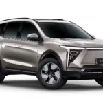 Mahindra XEV 9S electric SUV front design with LED lights